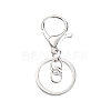 Iron & Alloy Lobster Claw Clasp Keychain KEYC-SZC0002-01S-1