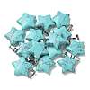 Synthetic Turquoise Pendants G-B127-12P-09-1