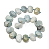 Natural Flower Amazonite Beads Strands G-H078-B09-01-3