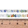 Electroplate Transparent Glass Beads Strands EGLA-Q139-01A-A29-4