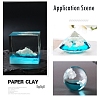 Cloud Paper Crane Ocean Fill Mud DIY-E032-04-5