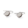 Tarnish Resistant 304 Stainless Steel Earring Hooks STAS-F271-01B-P-2