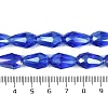Transparent Electroplate Glass Beads Strands EGLA-N013-T6mm-B11-4