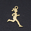 201 Stainless Steel Laser Cut Pendants STAS-S105-T892-2-1