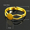 Brass Ring Components X-KK-C3044-6mm-G-1