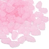 Frosted Transparent Acrylic Beads OACR-P029-04B-05-2