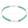 Bohemian Glass Seed Beaded Stretch Bracelets JM4508-32-1