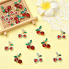 16Pcs 4 Styles Alloy Rhinestone Pendants FIND-YW0012-48-4