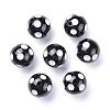20MM Chunky Bubblegum Acrylic Round Beads X-SACR-S146-20mm-09-2