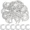 30Pcs Iron Pendants IFIN-GF0001-57-1
