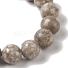 10mm Round Natural Maifanite Braided Bead Bracelets BJEW-C067-01C-06-3