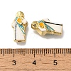 Rack Plating Brass Beads KK-G500-25G-3