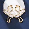 304 Stainless Steel Nuggets Stud Earrings for Women EJEW-A131-03G-2