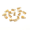 Brass Folding Crimp Ends KK-P031-05G-1