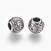 316 Surgical Stainless Steel European Beads STAS-P212-18P-05-1