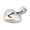 304 Stainless Steel Pendants LS-STAS-P278-01L-P-1-2