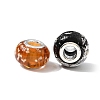 Glow In The Dark Handmade Luminous Style Lampwork Large Hole European Beads X-LPDL-R007-02-2
