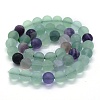 Natural Fluorite Beads Strands G-G763-13-8mm-2
