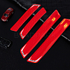 4 Sets 2 Styles Waterproof Epoxy Resin Reflective film Car Stickers FIND-GA0003-47A-4