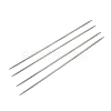 Stainless Steel Double Pointed Knitting Needles(DPNS) TOOL-R044-240x2.5mm-1