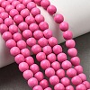 Synthetic Turquoise Beads Strands TURQ-G106-6mm-02K-8