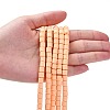Polymer Clay Bead Strands X-CLAY-T001-C11-7