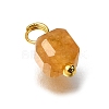 Natural Colorful Tourmaline Faceted Table Cut Cube Charms PALLOY-JF04367-01-4