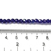 Electroplate Transparent Glass Beads Strands LS-EGLA-A035-T4mm-L06-4