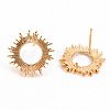 Brass Earring Findings LS-X-KK-S356-248-NF-2