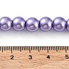 Baking Paint Pearlized Glass Pearl Round Bead Strands X-HY-Q330-8mm-27-4