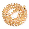 Electroplate Glass Beads Strands EGLA-A034-T8mm-A30-3