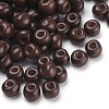 Baking Paint 6/0 Glass Seed Beads SEED-Q025-4mm-M04-2