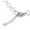 Non-Tarnish 304 Stainless Steel Star Link Chain Anklets for Men Women LS-STAS-B039-14P-3