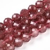 Natural Strawberry Quartz Beads Strands G-S345-10mm-21-1