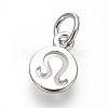 Brass Charms ZIRC-E152-39G-P-RS-2