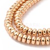 Electroplate Non-magnetic Synthetic Hematite Beads Strands G-L485-04B-LG-3