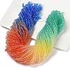Transparent Painted Glass Beads Strands DGLA-A034-T3mm-A02-1