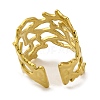 Ion Plating(IP)  304 Stainless Steel Cuff Bangles for Women BJEW-D050-02G-3