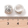 Tibetan Style Zinc Alloy Beads X-TIBEB-R063-014AS-RS-2