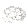 Tree of Life 201 Stainless Steel 3D Rotating Hanging Wind Spinner STAS-Z116-02P-03-2