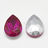 Pointed Back Glass Rhinestone Cabochons RGLA-T081-13x18mm-09-2