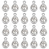 20Pcs Faceted Glass Charms RGLA-TADJ0001-01K-2