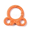 Spray Painted Alloy Spring Gate Rings PALLOY-K257-07-3