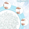 48Pcs 6 Styles Transparent Heart Glass Cabochons GGLA-FS0001-07-3