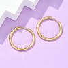 Ion Plating(IP) 304 Stainless Steel Huggie Hoop Earrings EJEW-F111B-25mm-G-5