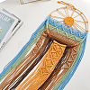 Hand-Woven Polyester Macrames Wall Decorations HJEW-WH20020-003C-7