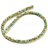 Baking Paint Synthetic Turquoise Beads Strands G-H060-02B-02-3