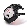 Halloween Resin Skeleton Hand LED Light Figurines Ornament AJEW-Z036-02B-4