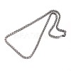 304 Stainless Steel Wheat Chain Jewelry Sets For Men SJEW-O032-04P-3