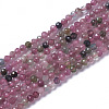 Natural Tourmaline Beads Strands X-G-F596-06-2mm-1